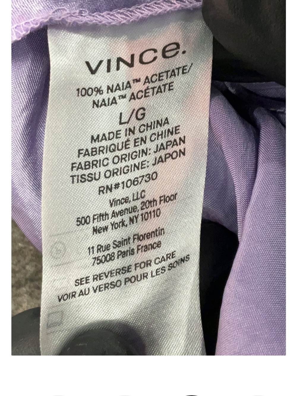 Vince Lavender Satin Maxi Slip Skirt - Picture 3 of 5